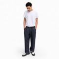 Navy pinstripe pants